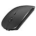 Rechargeable Bluetooth Mouse for Mac Laptop Wireless Bluetooth Mouse for MacBook Pro MacBook Air Windows Notebook MacBook (Black)