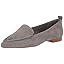 Grey Suede Leather
