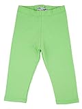 Vivian's Fashions Capri Leggings - Baby Girls, Cotton (Lime, 12 Months)