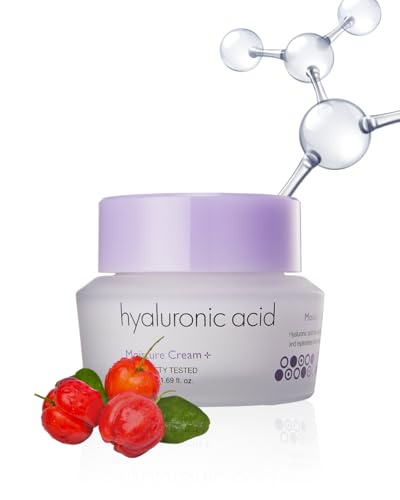 It'S SKIN Hyaluronic Acid Moisture Cream, Hydrating & Firming Face Moisturizer for Dry to Combination Skin, Long-Lasting Hydration, Day & Night Cream 1.69 fl.oz