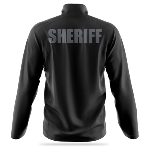 Sheriff Soft Shell Jacket - USA Patriotic Apparel - Poly & Spandex Blend for Odor Free & Moisture-Wicking Comfort2