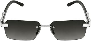 HIPPON STAN goggle Rimless For Men & women Sunglasses Retro Vintage Sunglasses Retro Vintage Gold Frame Rectangular Premiu...