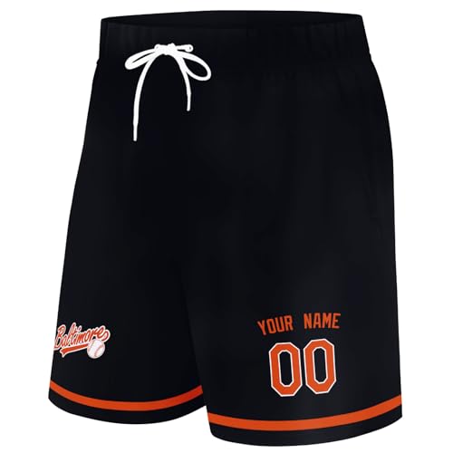 Image of ANTKING Swim Trunks Custom Name Number Beach Shorts for Men Youth Gifts