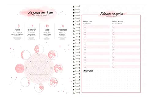 Agenda Espiral Planner Blush Azul 2021 - Foroni
