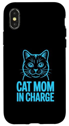 Cat Mom In Charge �X�}�z�P�[�X iPhone X/XS �p