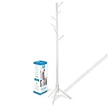 Vielseitig einsetzbar – Kleidung und Accessoires – 6 robuste, praktische Haken ermöglichen es Ihnen, mehrere Kleidungsstücke wie Mäntel, Jacken und Strickjacken zusammen mit Accessoires wie Schals, Mützen, Handtaschen, Aktentaschen, Laptoptaschen und Regenschirme aufzuhängen.