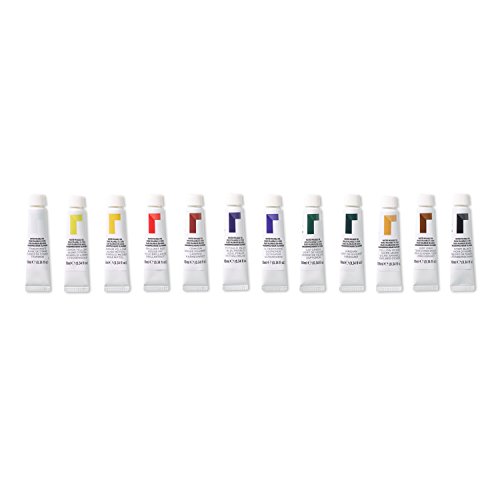 Image of Reeves Water Mixable Oil Paint-10ml, Set of 12