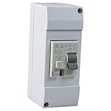 Sicherung: Der 2-polige FI-Sicherungsautomat (FI 25 A, 30 mA, Typ A) in weißem Kunststoffgehäuse ist für die einfache Selbstmontage im Caravan, Wohnwagen oder Wohnmobil geeignet.