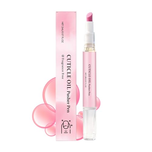 Krmoau Lápiz para fortalecer las uñas - Cuidado de uñas multifuncional nutritivo, pluma de aceite de reparación para renovación y fortalecimiento de uñas - Portátil para mujeres, madres, hijas, novias