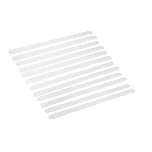 12-Strips Safety Anti-Slip Tape, Wood Stair Treads Track Sticker, Floor Stair Adhesive Non Skid, Grip Tape
