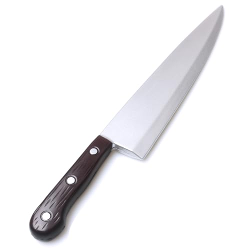 Hoappa Cuchillo falso de Halloween de 17.7 pulgadas para disfraz de Michael Myers, daga de espuma resistente realista para práctica de artes marciales, accesorio de disfraz, 1 paquete