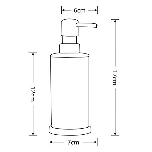 Liquid Soap Dispenser Black Freestanding Aluminum Hand Soap Dispenser 8.45 Oz Rustproof For Bathroom And Kitchen #TOP5