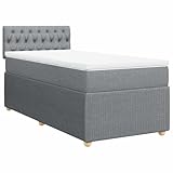 Système de couchage complet en un seul paquet : le lit à sommier tapissier fournit un cadre, un matelas et un surmatelas – un véritable gain de temps lors de l'installation. La solution simple de 90 x 190 cm s'adapte parfaitement aux petites chambres, chambres d'amis ou d'adolescent et remplace les pièces séparées sans perte de qualité.