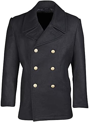 navy army coat