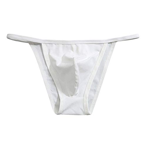 Men's Cotton Bikini Underwear Sexy Low Rise Brazilian Back Cut Bulge Underwear