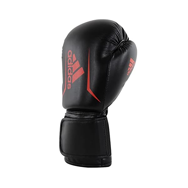 adidas-Boxing-Gloves-Speed-50-Boxing-Kickboxing-Boxing-Gloves-WomenBoxing-Gloves-for-Men-Boxing-Equipment adidas Boxing Gloves - Speed 50 - Gloves for Boxing & Kickboxing - Boxing Gloves Women -Boxing Gloves for Men - Boxing Equipment - Sparring Gloves (Black/RED, 14 oz)