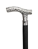 Hecha con Palisandro resistente tintado en un color marrón oscuro tono con acabado brillante. una latón Ferrule conjoins el mango a la 36-long eje. rubber-tipped parte inferior
