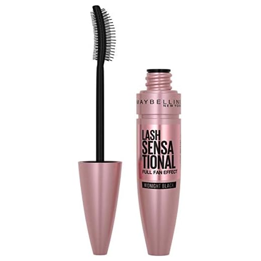 Maybelline New York Lash Sensational helögonfranshus Mascara in Midnight Black, 1 st.