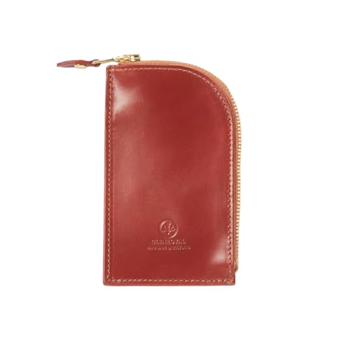 カードポケット付き キーケース ZIPPED KEY CASE WITH POCKET 小銭入れ 3WAY 薄型 牛革 ブライドルレザー icカード OXFORD TAN