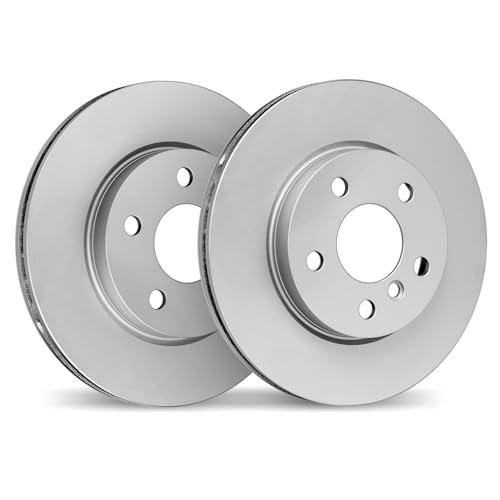 Dynamic Friction Company Rear Brakes and Rotors| Blank Brake Rotors| Rear Disc Brake Rotors| Fits 2014-2016 Maserati Ghibli; 2014-2022 Maserati Quattroporte