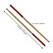Suwimut 12 Pairs Drum Sticks with Non-Slip Rubber Handle, Classic 7A Maple Wood Tip Drumsticks for Kids, Adults, and Beginners, Professional Musical Instrument Percussion Accessories, 6 Colors