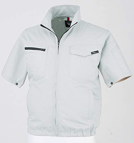 XEBEC ジーベック 空調服TM制電半袖ブルゾン XE98013 22 シルバーグレー 3L