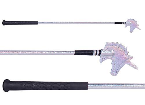 Reitgerte für Kinder 65 cm Einhorn oder Stern mit Gummigriff