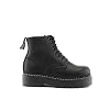 Grinders Unisex Black Chalie ACS Leather Ankle Casual Lace Up Boots