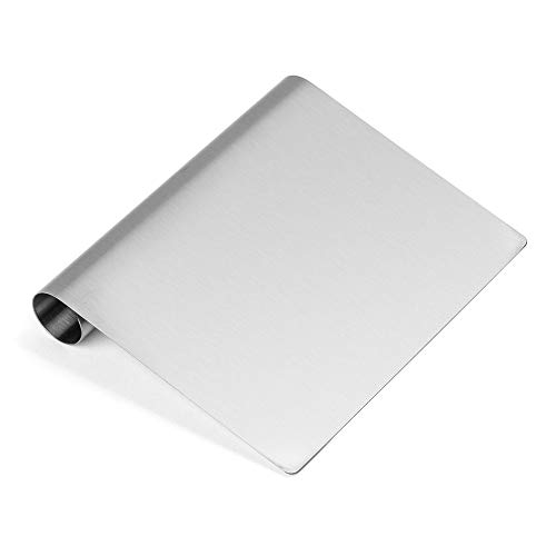 Last Confection Stainless Steel Bench Scraper/Pastry Dough Cutter Chopper for Bread, Pizza, Pasta and Cookies - Thumbnail 3