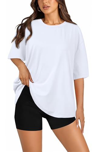 Womens Oversized T Shirts Loose Fit Graphic Tees Summer Casual Short Sleeve Tops4