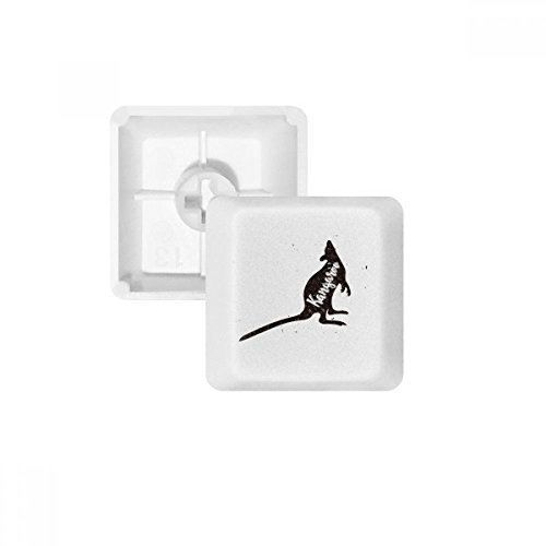 Porte-clés PBT mécanique Kangourou R1 blanc haute résistance OEM