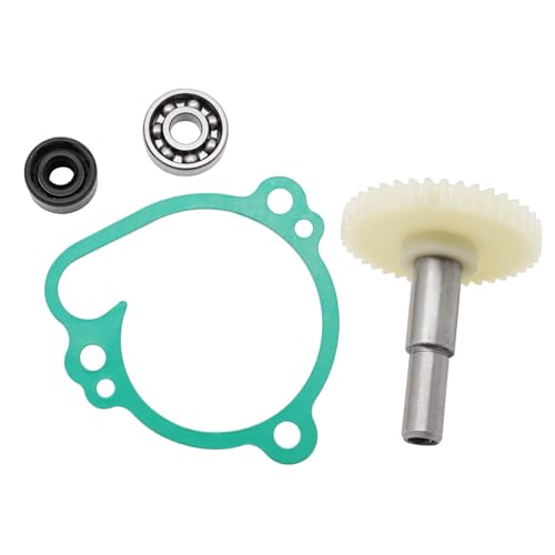 Image of Water Pump Rebuild Kit Impeller Shaft Gear Bearing Seal Gasket for Kawasaki KX100 KX85 KX80 OEM# 13234-1103 11009-1972 11061-0184 92049-1366