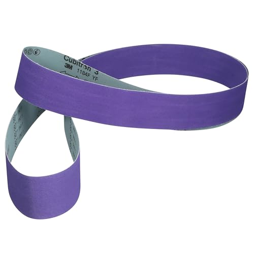 3M™ Cubitron™ 3 Cloth Belt 1184F, 80+ YF-Weight, 4 in x 132 in, Film-lok, Single-Flex, 25/Case