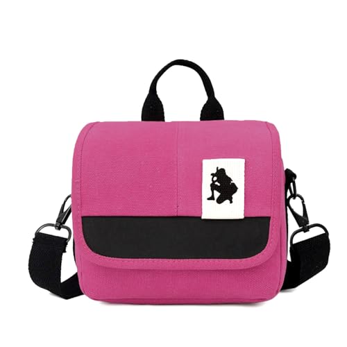 Funda Impermeable para cámaras réflex,Paquete de fotografía a Prueba de Agua,Bolsos de cámara SLR,Bolso de Hombro de Lona,Estuche de cámara,Estuche Bandolera Individual con Correa Ajustable(rojo)