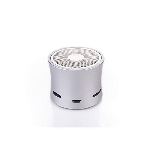VejiA Altavoz Bluetooth Reproductor de MP3 Cámara remota Altavoz portátil Entrada USB metálica Reproductor de MP3 Altavoz Multimedia estéreo (Color: B