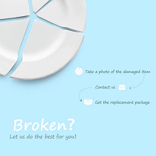 image for OMAYKEY 8 OZ Porcelain Sugar and Creamer Set Serving for Coffee Tea, W