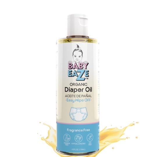 Image of Organic Baby Diaper Oil - Gentle, Mess-Free Alternative to Rash Creams & Sprays, Hands-Free Use, Unscented