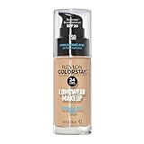 Revlon Liquid Foundation, ColorStay Face Makeup for Normal and Dry Skin, Longwear Full Coverage with Matte Finish, Oil Free, 150 Buff, 1.0 Oz/ 30ml
