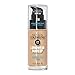 Revlon ColorStay Makeup for Normal/Dry Skin SPF 20, Longwear Liquid Foundation, with Medium-Full Coverage, Natural Finish, Oil Free, 150 Buff, 1.0 oz