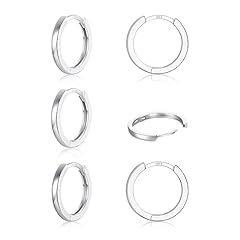 H-Silver 3Pairs 8mm