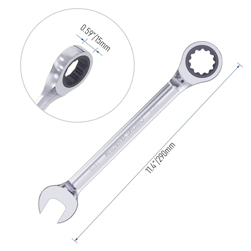 Image of 13 /16 Inch Ratcheting Combination Wrench SAE