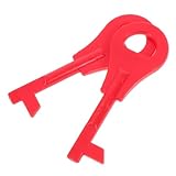 Universelle passform: passend für eine vielzahl von manuellen brandmeldeanlagen, dieser schlüssel bietet flexible einsatzmöglichkeiten, schlüssel für druckknopf, reset-schlüssel für geschäft