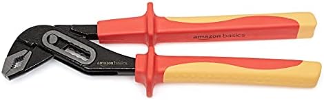 Amazon Basics 1000 Volt VDE Insulated Water Pump Pliers, 25.4 cm