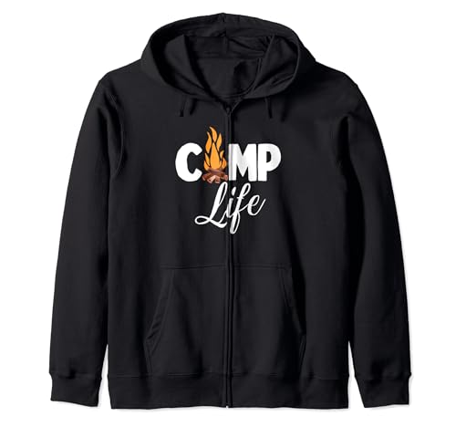 Cool Camp Life Camper Vacances Adventure Randonnée Camping Cadeau Sweat à Capuche