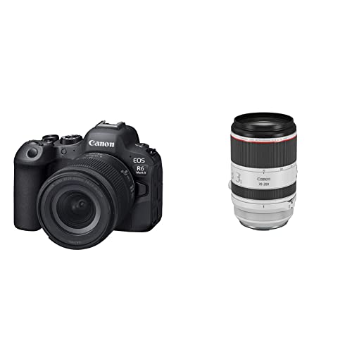 Image of Canon EOS R6 Mark II RF24-105mm F4-7.1 is STM KIT with RF 70-200mm F2.8 L is USM Lens, Telephoto Zoom Lens, 3792C002