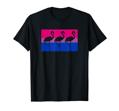 Carino Flamingo Partito Gay Bisessuale Pride Flag Stuff Florida Maglietta