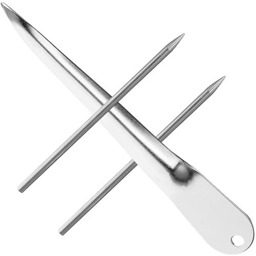 Toyvian Kit de Reparación de Ratán Palanca de Acero Inoxidable, 1 Herramienta Multifuncional para Reparación de Muebles y Cestas de Mimbre, Adecuado para Jardín y Uso Manual, Incluye 1