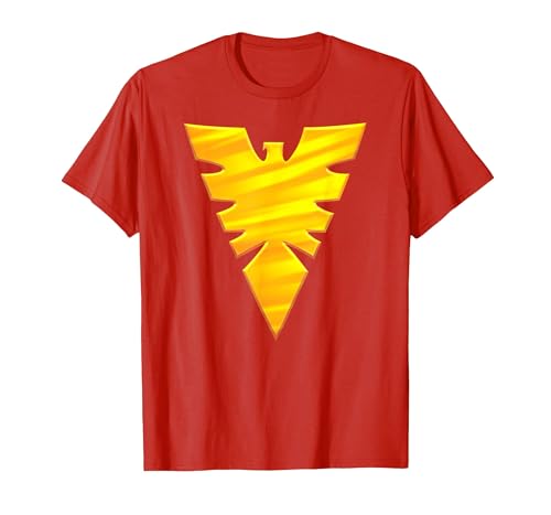 Image of Marvel X-Men Dark Phoenix Firebird Icon T-Shirt, Men, Red, 3X-Large
