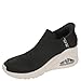 Skechers Street Womens,UNO Wedge - Kickin' Knit,BLK,9.5 M US