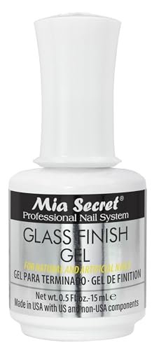 Mia Secret Glass Finish UV-LED Gel 0.5 Fl. oz - 15mL